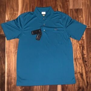 Teal, Medium, Greg Norman Polo, Athletic fit